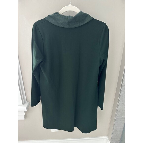 J Jill Pure Jill Turtleneck Dress Size Small Petite Green Long Sleeve - Picture 2 of 3